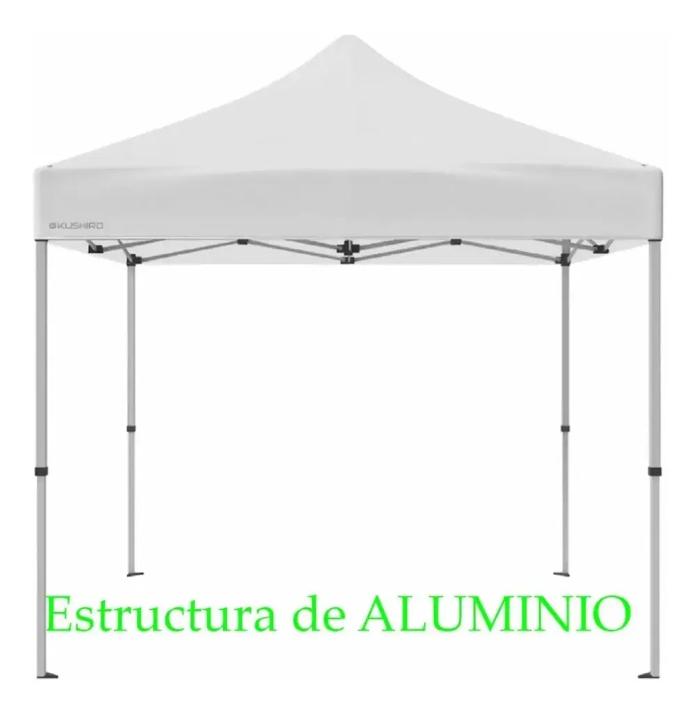 Gazebo de aluminio 3x3mts blanco