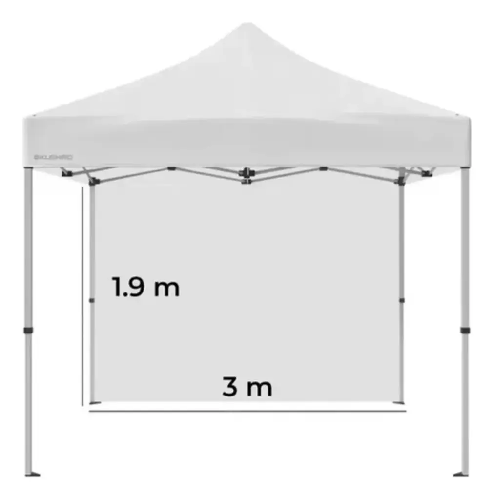 Pared Gazebo 3m Blanco