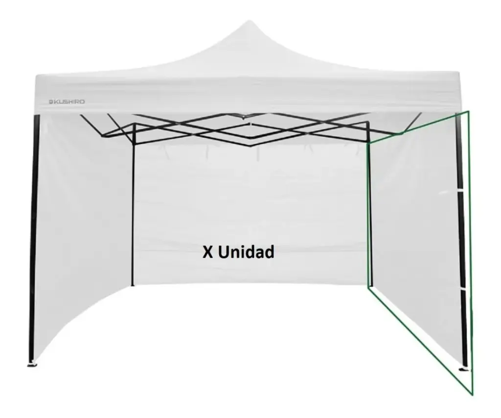 Pared Gazebo 3m Blanco