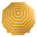 Sombrilla Rosa 180 R Lona