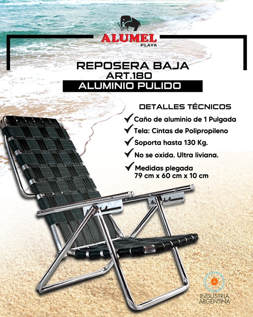 180 Alumel baja 5 pos cinta cruzada pulido