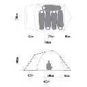 Carpa Cadaques WTD 5 pers. (2.40x2.40