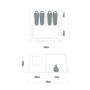 Carpa 4 Pers. Expedition 4 Plus (2.85x4.30x2.00)