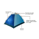 Carpa 4 Pers. Spirit 4 (1.95x2.00x1.40)