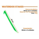 Estacas Fluor PVC x6