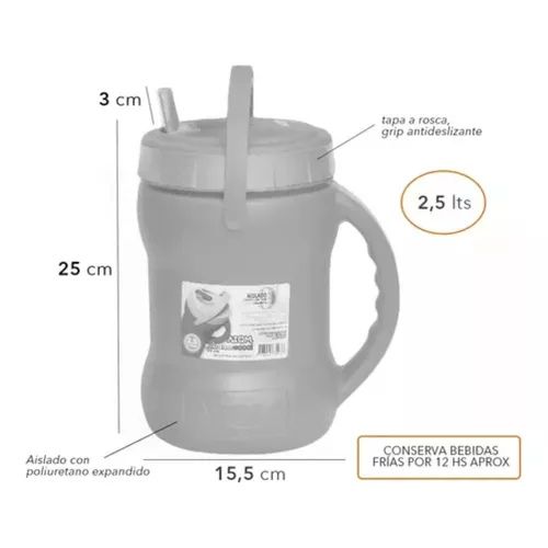 Bidón ATOM 2.5 Lts