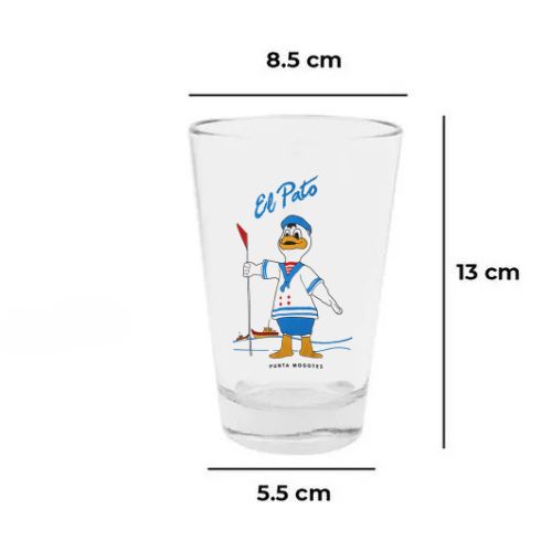 Vaso vidrio El Pato