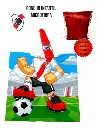 Poncho toalla futbol River/Boca