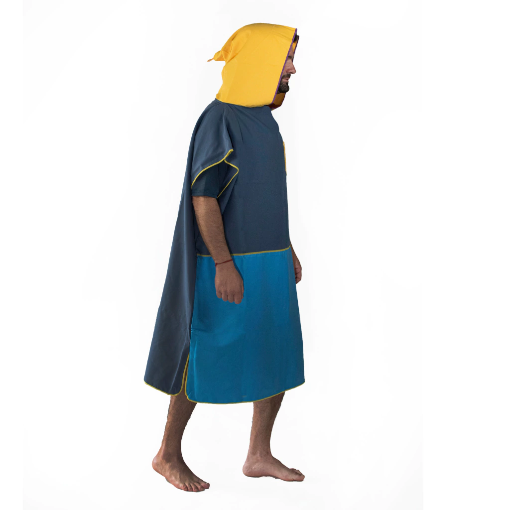 Poncho toalla secado rapido Origami