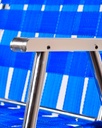 Sillon Aluminio 1 Pos. Alto Pulido cintas cruzadas Alumel (130)