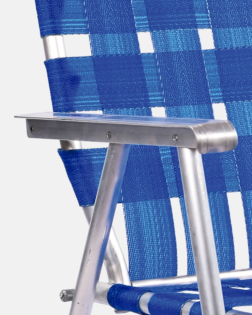 Sillon Aluminio 1 posición Alumel bajo semipulido (100)