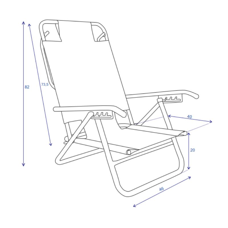 Salix zaca baja 5 pos aluminio coversol