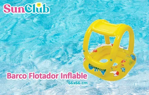 SunClub Bote inflable c/ techo