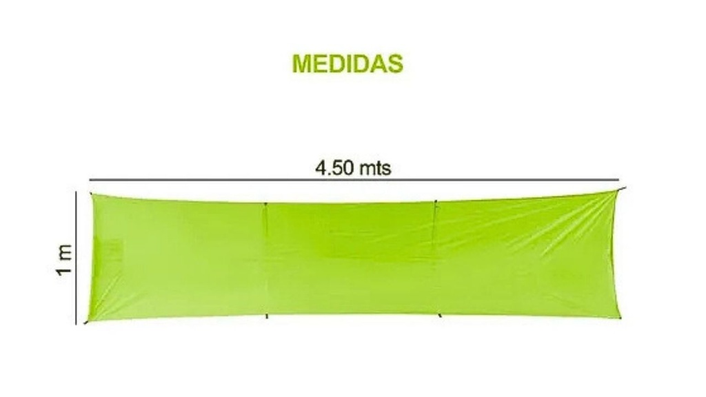 Paraviento Aire Libre 4.50x1.00