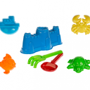 417 Chichess Molde Castillo, pala y rastrillo, 4 moldes