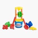 710 Chichess Balde, molino, pala y rastrillo Ch, 4 moldes