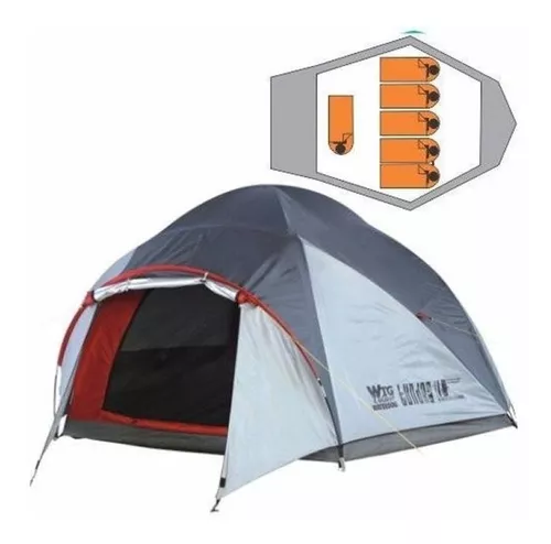 Carpa 6 pers. Tundra WTD (3.40x2.70x160)