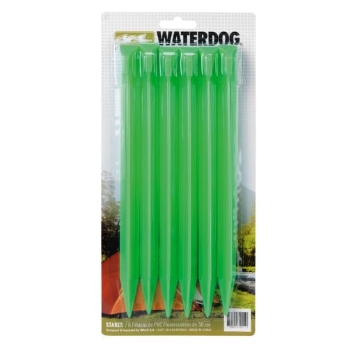 Estacas Fluor PVC x6