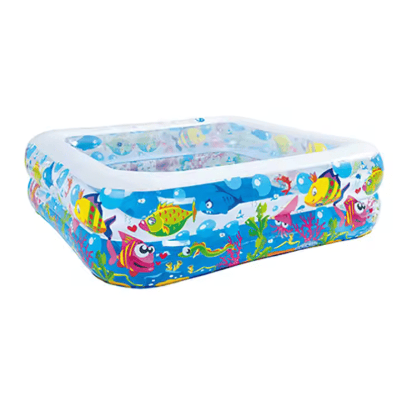 Pileta cuadrada Inflable 145x45