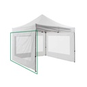 Pared Gazebo 3m Transparente 