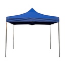 Gazebo de acero 3x3mts Azul