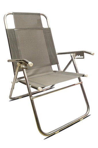 [30218] Reposera Aluminio 5 Pos. Alta XL Tubogar (30218) 