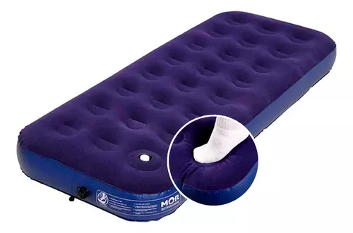 Colchón Inflable MOR 1 Plaza c/ inflador