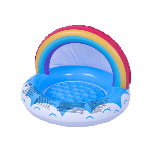 [57155] SunClub Pileta c/ techo Arcoiris 95x60cm