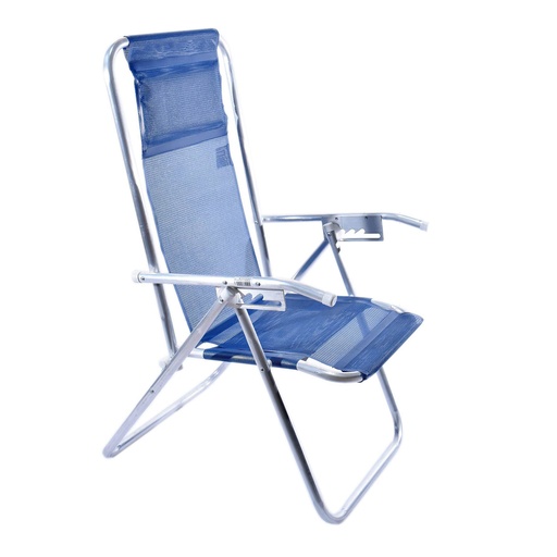 Sillon Aluminio Alto 5 Pos. TUBOGAR Andrea