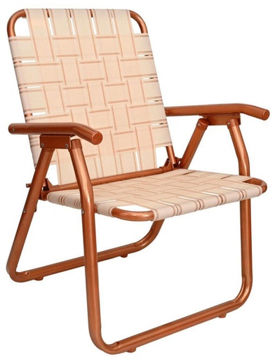[80049] Sillon 1 Pos. Alum Descansar cobre 1 1/4"